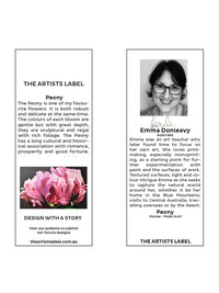 THE ARTIST LABEL PEONY SCARF