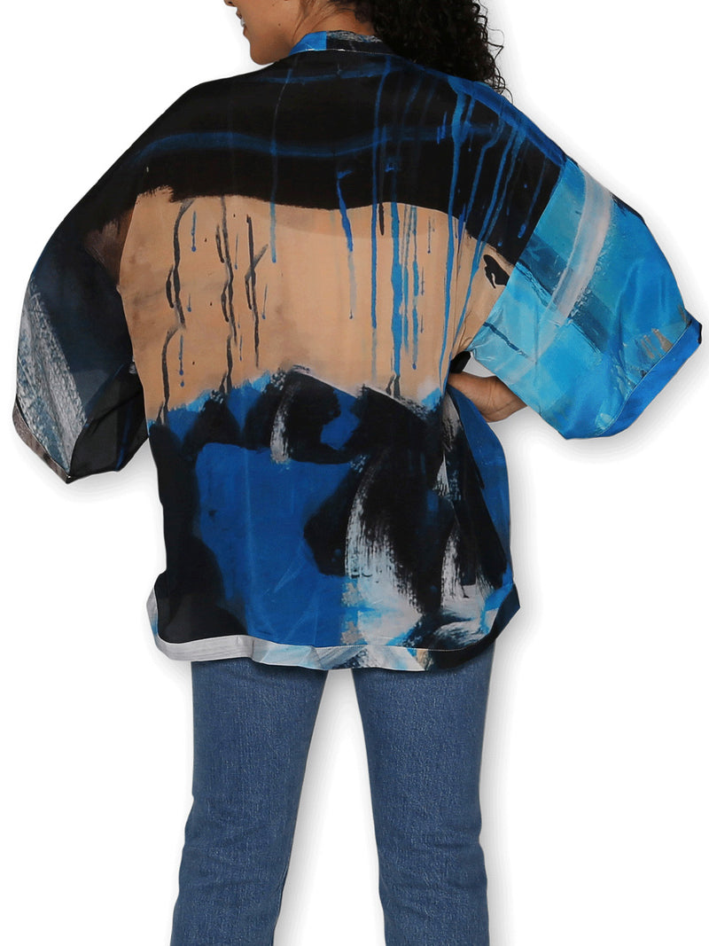 THE ARTISTS LABEL BLUES & ROOTS SILK KIMONO