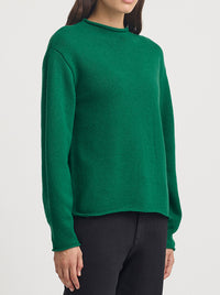 TOORALLIE RELAXED MOCK NECK