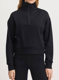 TOORALLIE LOUNGE CROPPED HALF ZIP