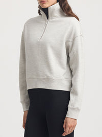 TOORALLIE LOUNGE CROPPED HALF ZIP