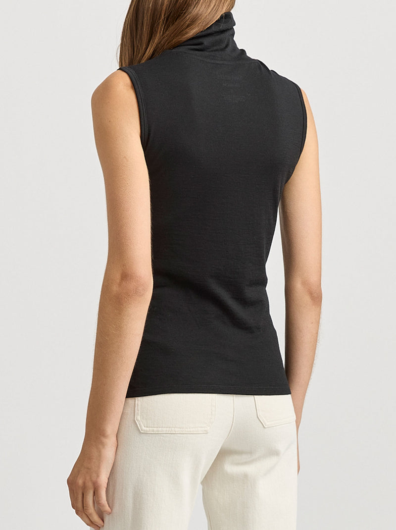 TOORALLIE SLEEVELESS ROLL NECK