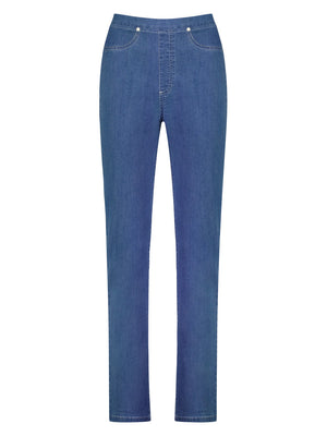 VASSALLI DENIM SLIM LEG PULL ON PANT