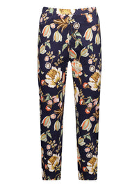 VASSALLI PRINTED SLIM LEG 7/8 LENGTH LIGHTWEIGHT PANT