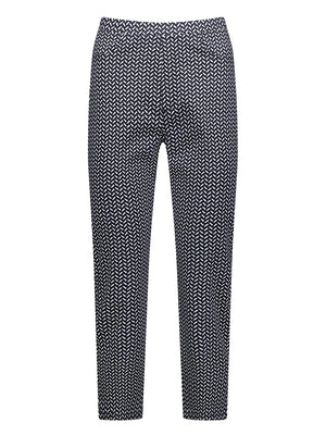 VASSALLI PRINTED SLIM LEG 7/8 LENGTH LIGHTWEIGHT PANT