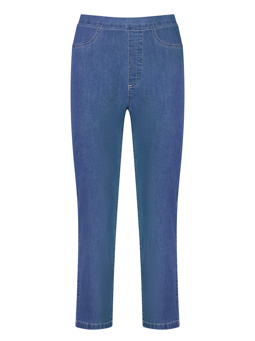 VASSALLI 7/8 SLIM LIGHTWEIGHT DENIM PULL ON