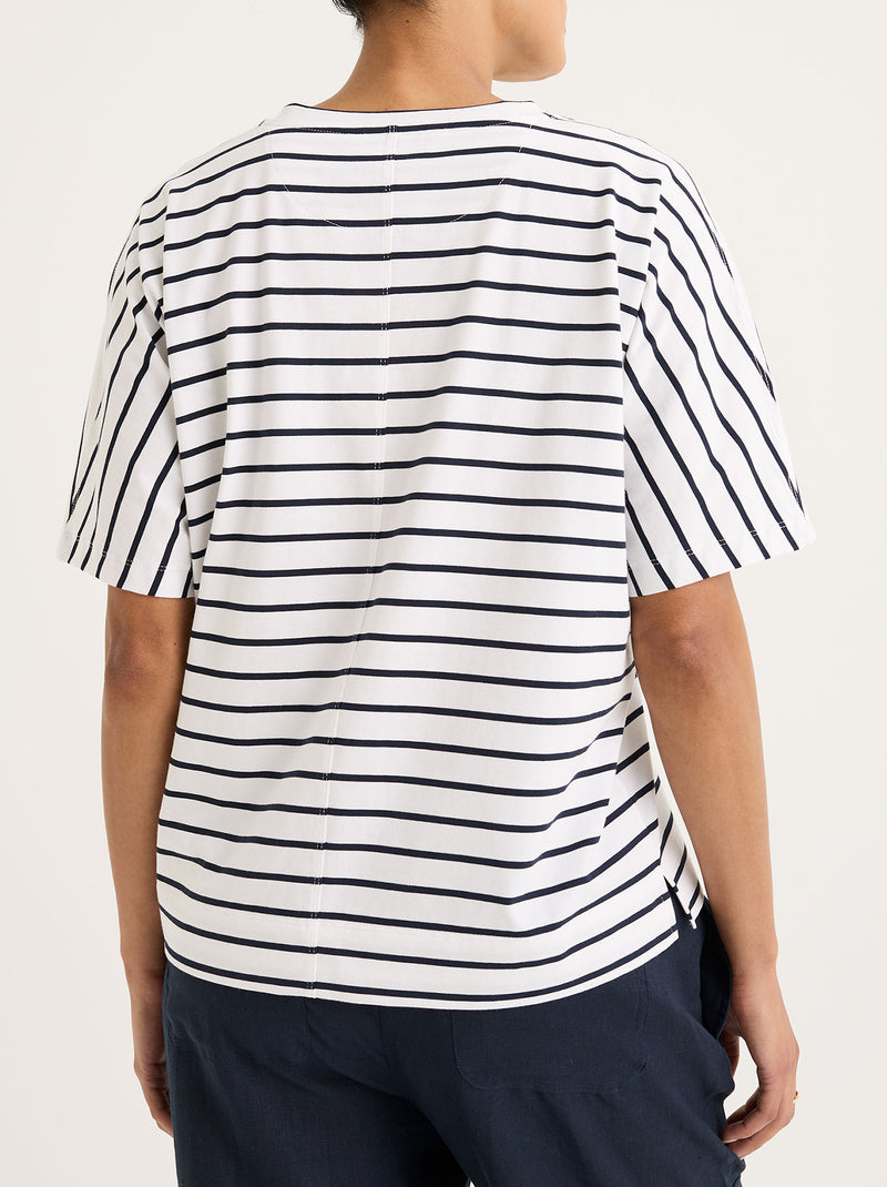 YARRA TRAIL CARBON STRIPED TEE