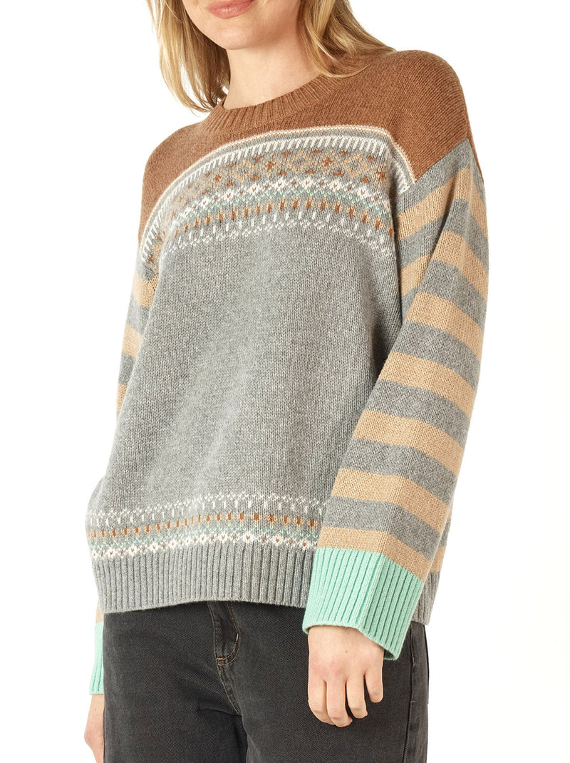 ZAKET & PLOVER FAIRISLE JUMPER