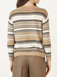 ZAKET & PLOVER MULTI STRIPE KNIT