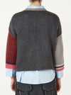 ZAKET & PLOVER MOHAIR COLOUR BLOCK KNIT